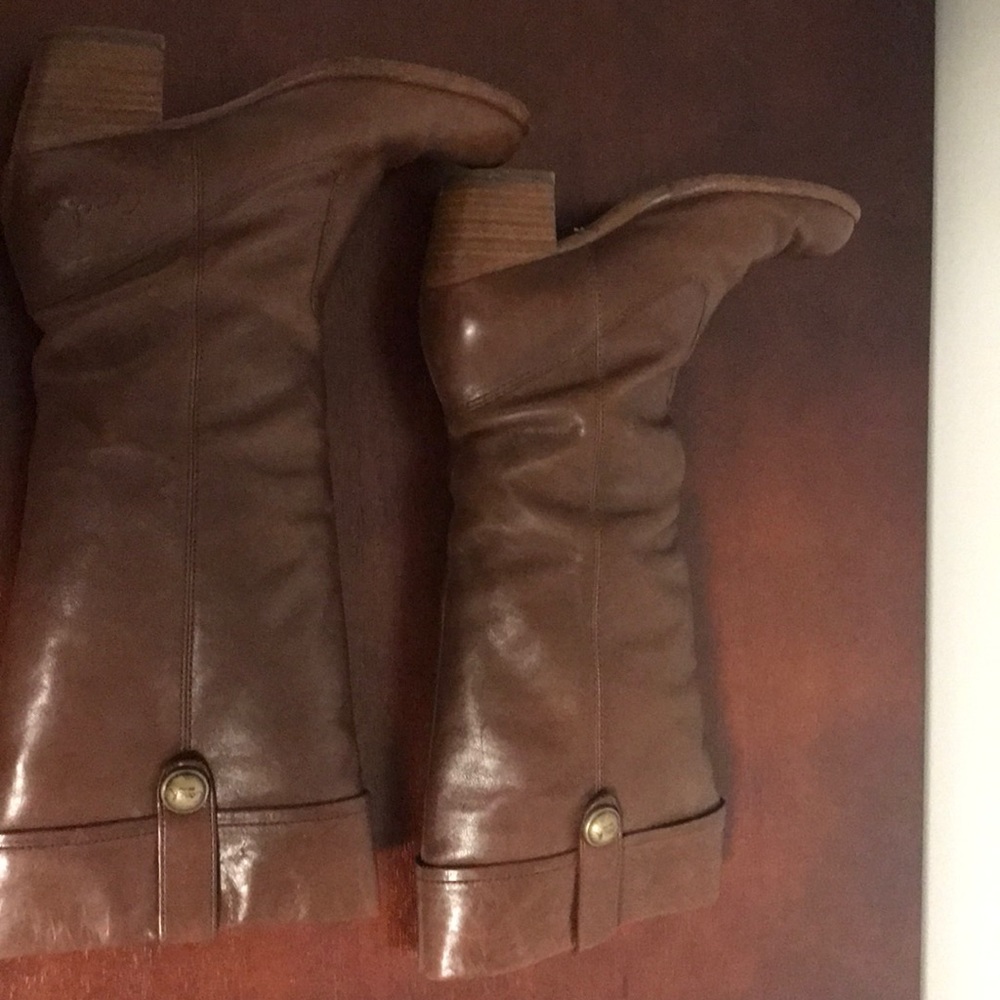 Coach brown leather boots - Picture 4 of 5